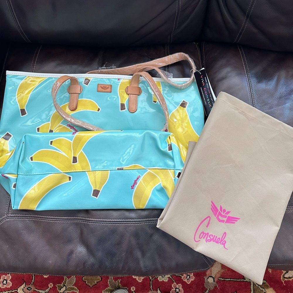 NWT original Consuela Banana large Tote with bag